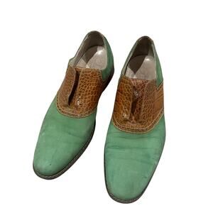 Cole Haan X Nike Vintage Dress Shoes Loafers Green Size 11